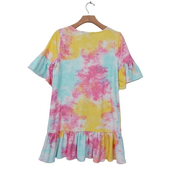 Polo Ralph Lauren Terry Cloth Cover Up Dress Girls XL/16 Tie-Dye Multicolor - Picture 6 of 11